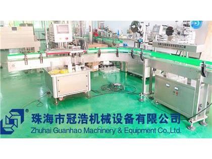 旋蓋機(jī)，鋁箔封口機(jī)，貼標(biāo)機(jī)，噴碼機(jī)，整套生產(chǎn)線已完成生產(chǎn)送貨至客戶公司
